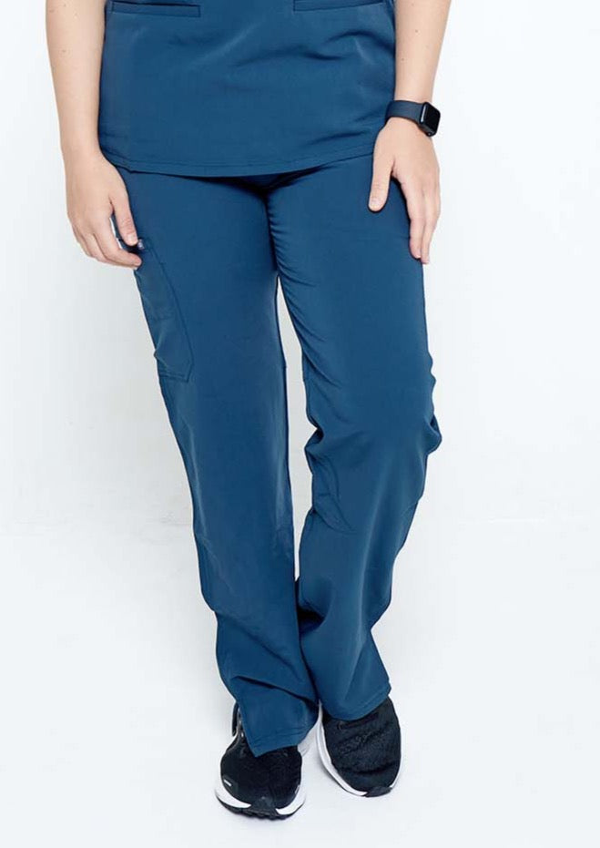 Model wearing scrubs.